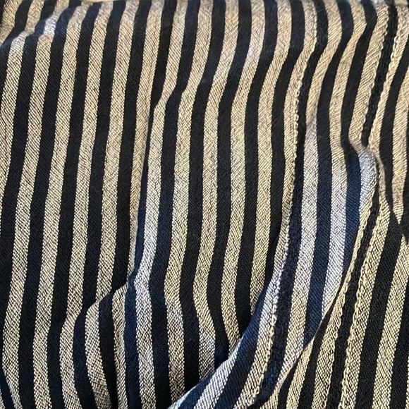 American Eagle Outfitters: Navy Blue/Gray wrap skirt- size Large - Picture 12 of 13